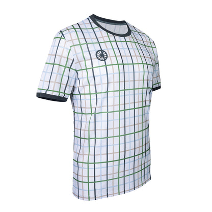 Indian Maharadja Checked Pique Tee Men