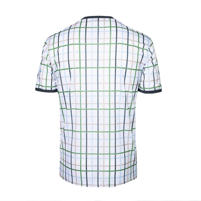 Indian Maharadja Checked Pique Tee Men