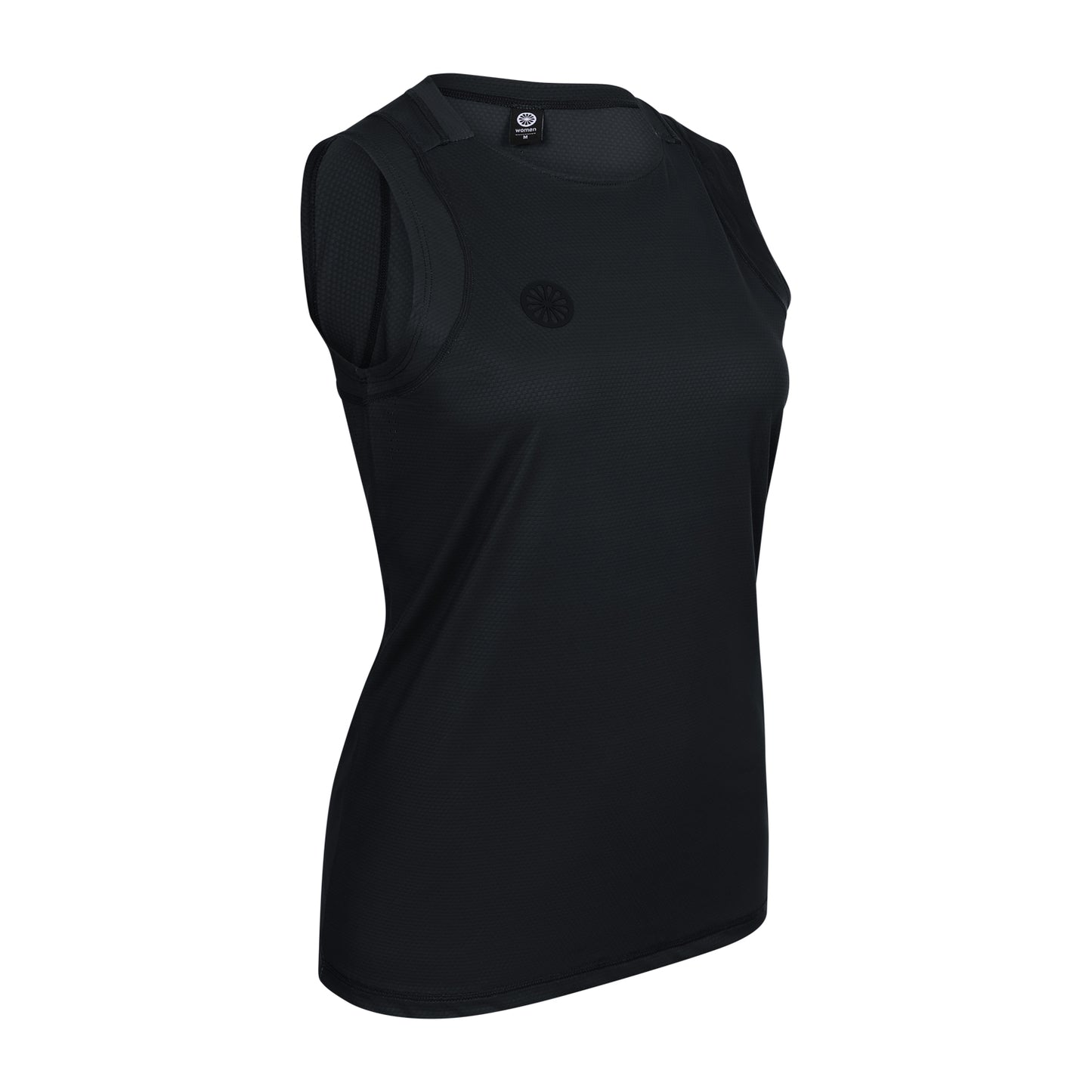 Indian Maharadja Women DryShift Sleeveless Top Black