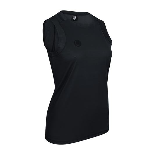 Indian Maharadja Women DryShift Sleeveless Top Black