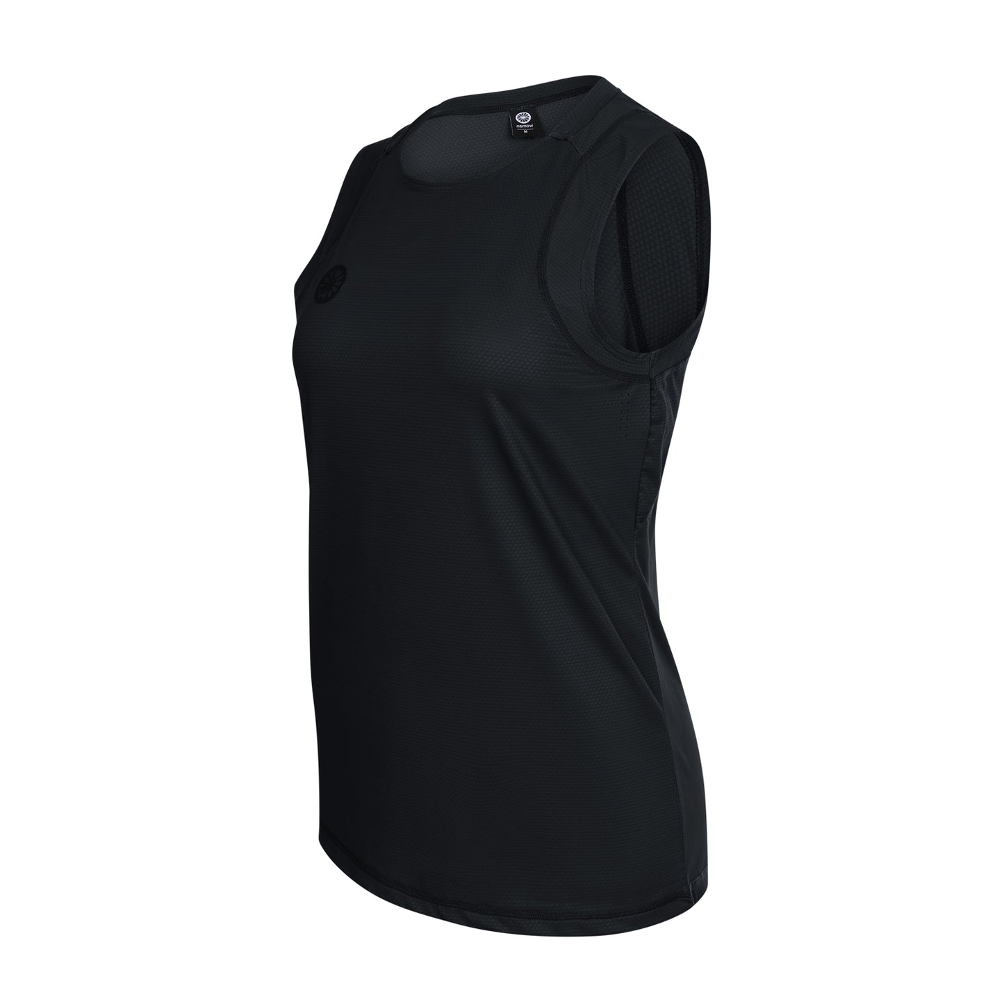 Indian Maharadja Women DryShift Sleeveless Top Black