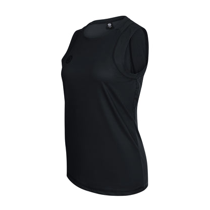 Indian Maharadja Women DryShift Sleeveless Top Black