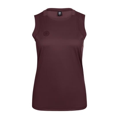 Indian Maharadja Women DryShift Sleeveless Top Dark Berry