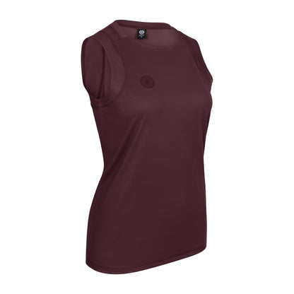 Indian Maharadja Women DryShift Sleeveless Top Dark Berry
