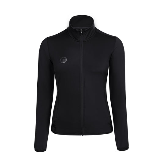 Indian Maharadja Women Performance Full Zip Jacket Black