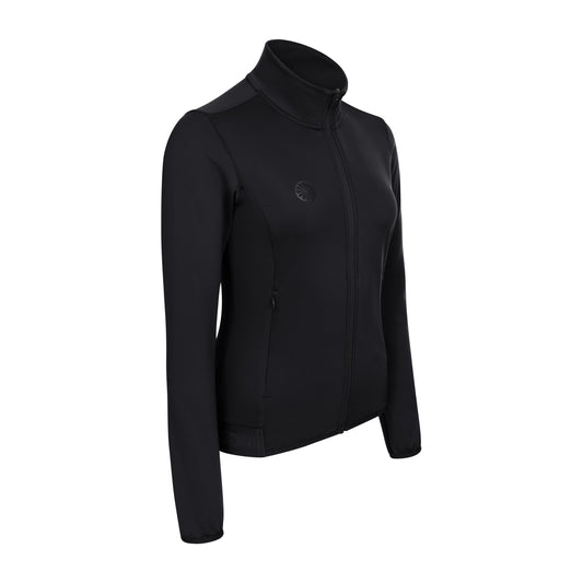 Indian Maharadja Women Performance Full Zip Jacket Black