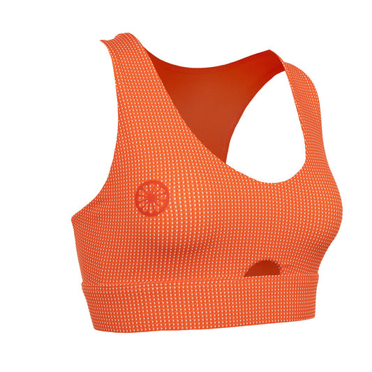 Indian Maharadja Cut-Out Bra Women Sunset Orange