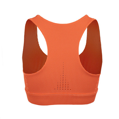 Indian Maharadja Cut-Out Bra Women Sunset Orange