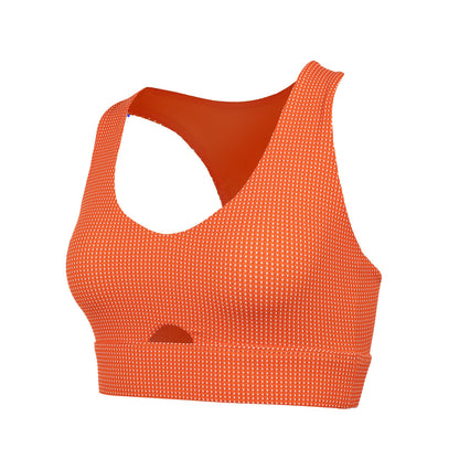 Indian Maharadja Cut-Out Bra Women Sunset Orange
