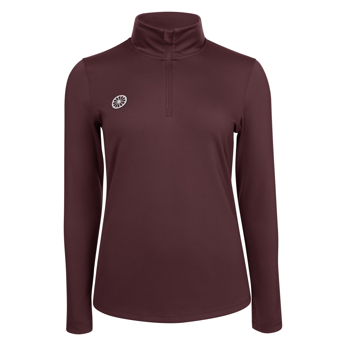 Indian Maharadja Women Performance Half Zip Dark Berry