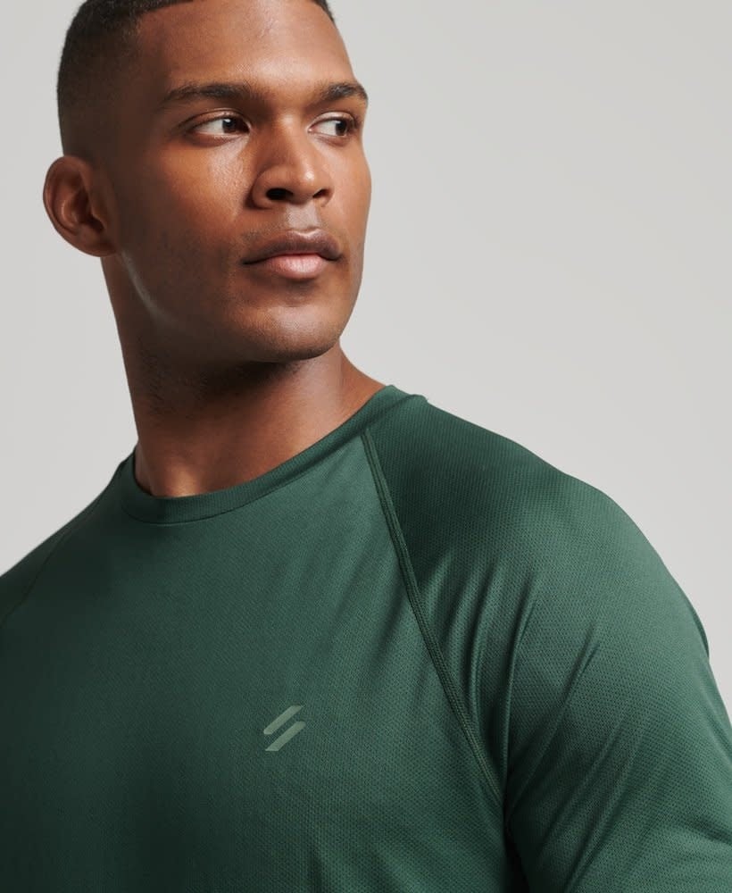Superdry Sport Train Premium SS Tee Men Green