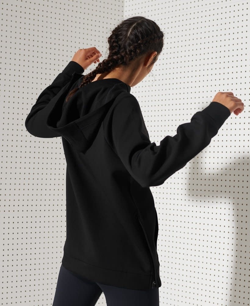 Superdry Sport Training Half Zip Overhead Black