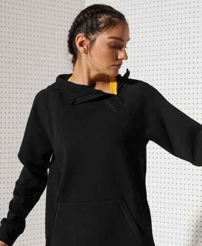 Superdry Sport Training Half Zip Overhead Black