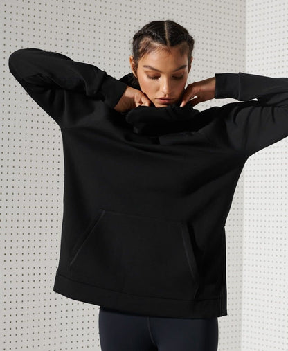 Superdry Sport Training Half Zip Overhead Black