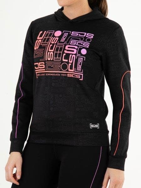 Sjeng Virgile Hooded Top Black