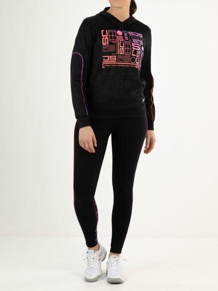 Sjeng Virgile Hooded Top Black