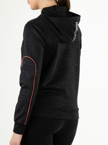 Sjeng Virgile Hooded Top Black