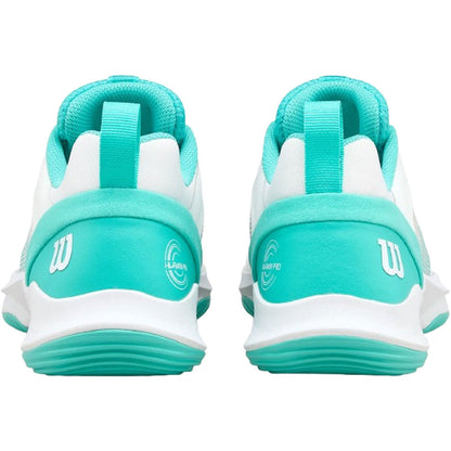 Wilson Hurakn Pro V2 Padelschoenen Women White - Turquoise