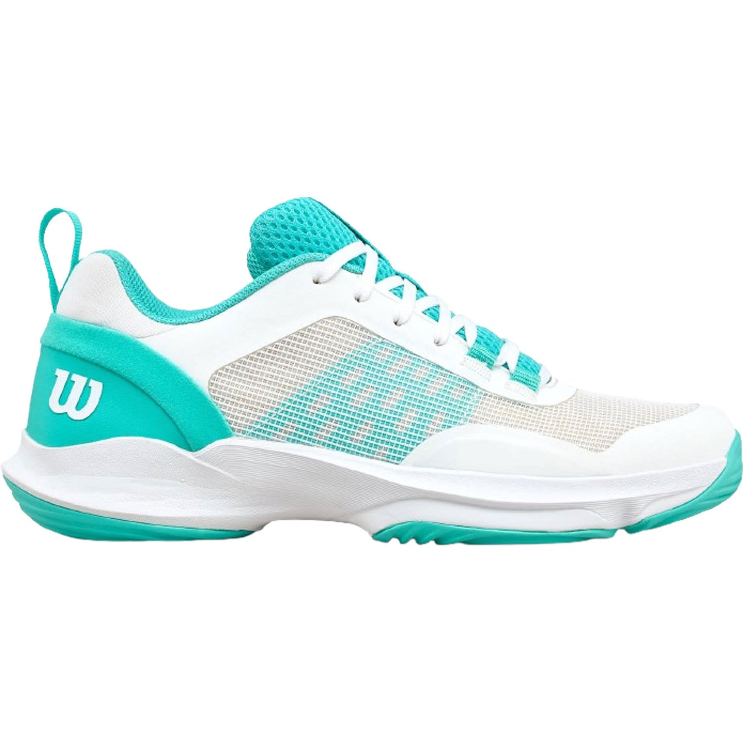 Wilson Hurakn Pro V2 Padelschoenen Women White - Turquoise
