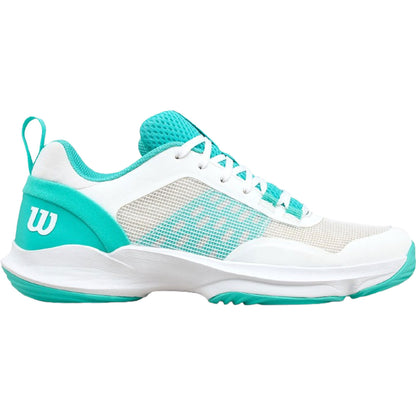 Wilson Hurakn Pro V2 Padelschoenen Women White - Turquoise