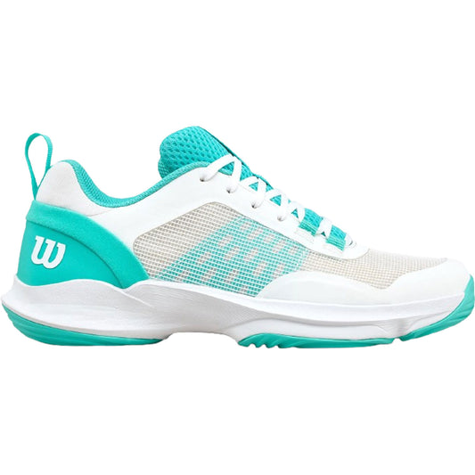 Wilson Hurakn Pro V2 Padelschoenen Women White - Turquoise