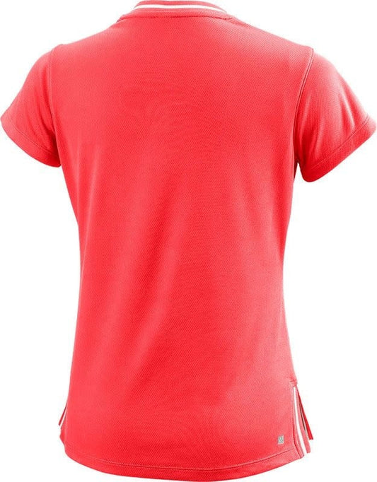 Wilson Team II V-Neck Meisjes Coral