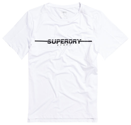 Superdry Sport Training Tee White