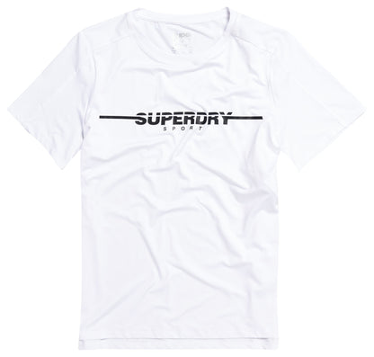 Superdry Sport Training Tee White